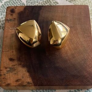Monet Gold Geometric Earrings